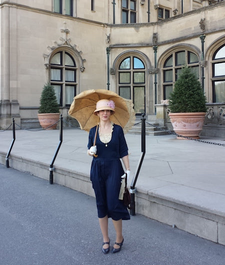 Liza at Biltmore for Dressing Downton