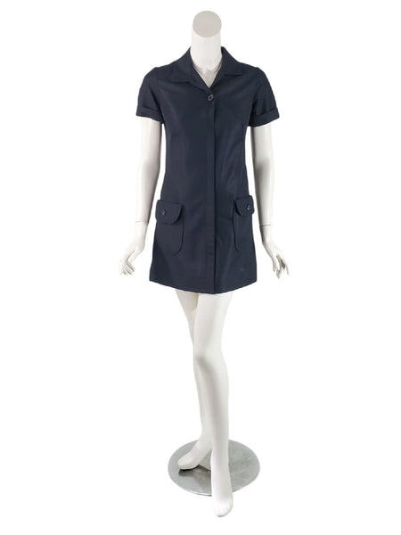 60's waitress uniform minidress