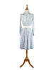 1970s Polka Dot Tent Dress, belted