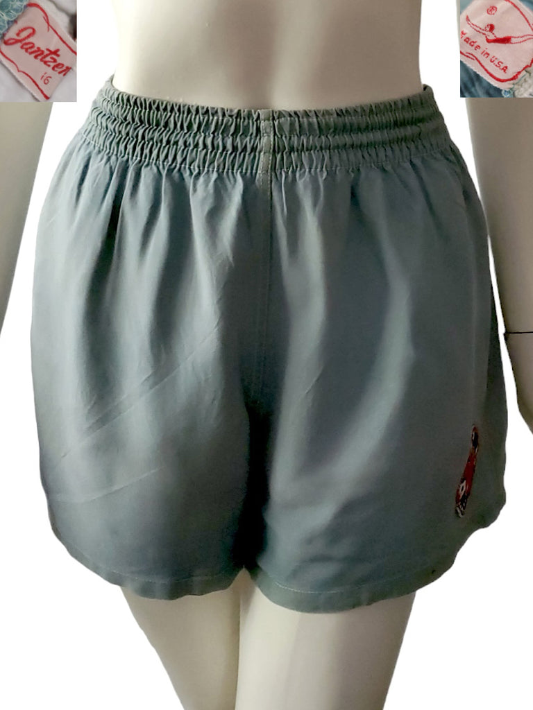 50s Jantzen Swim Instructor Lifeguard Hi-Waist Shorts