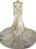 Back view of 30s/40s Wedding Gown