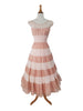 40s/50s Dress front view with crinoline