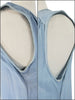 20s Blue Drop-Waist Sleeveless Shift Dress