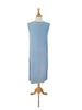 20s Blue Drop-Waist Sleeveless Shift Dress