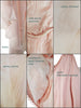 40s Peach Pink Satin and Crepe Gown - AS IS