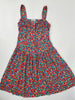 80s does 20s drop waist dress lying flat