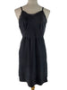 plus size 40s 50s Full Slip in black rayon