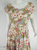 50s Circle Skirt Floral Day Day at Better Dresses Vintage. Close view, no belt.