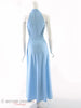 70s Sky Blue Maxi Dress - back