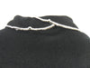 50s Black Beaded Collar Wool Blouse