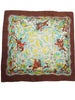Vintage Scarf with Hunt Scene