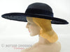 1940s 1950s New Look Hat in Navy Blue - other side