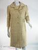60s Gold Sheath Dress & Coat - overview