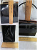 Sac à main à cadre verni noir des années 50/60