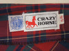 70s Plaid A Line Midi Skirt - Crazy Horse and ILGWU labels