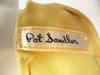 Pat Sandler for Davison's Georgian Room yellow silk dress at Better Dresses Vintage. Label.