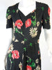Robe Rayonne Peggy Roth Années 40