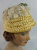 A Dianne Style cloche bucket straw hat at Better Dresses Vintage. right side