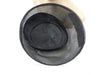 1940s 1950s Black Pancake Hat - underneath/interior