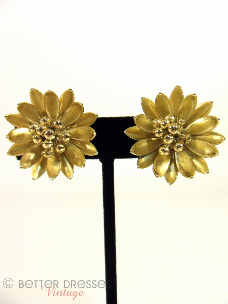 50s Coro Clip-On Earrings