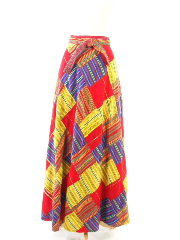 Boho Patchwork Skirt