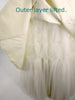 60s Ivory Beaded Full Wedding Dress by Mike Benet