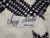 60s Suzy Perette Black & White Mod Shift - label