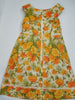 50s/60s Maternity Dress Orange Floral Shift by Ma Mere