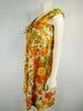 50s/60s Maternity Dress Orange Floral Shift by Ma Mere