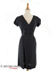 50s LBD With Ruffled Dickey - no belt