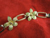 Bracelet fleurs dorées Art déco des années 40 par Krementz