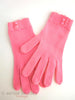 Vintage 50s/60s Pink Nylon Knit Gloves at Better Dresses Vintage