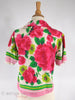 60s Pink Roses Top