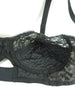 Soutien-gorge balle en dentelle noire Naturflex des années 50 32A 32B