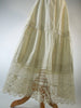 Victorian 1890s Drawnwork Petticoat