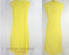 60s Yellow Shift Dress