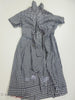 Henry-Lee Navy Gingham Shirtwaist at Better Dresses Vintage. interior.