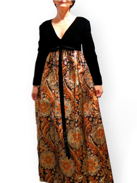 60s gown on a person