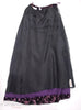 70s or 80s Oscar de la Renta deep plum velvet skirt with sequined paisleys at Better Dresses Vintage. Interior.