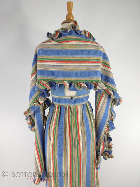 Robe longue et portefeuille à dos ouvert des années 60/70