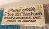 1950s Silk Scarf A Top Hit by Baard & Beards - label