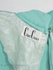 60s Aqua Shift Dress - Cobbs Corner label, spot