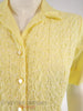 60s Yellow Shirtwaist - texture