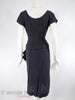 50s Drop Waist Cocktail Dress - back