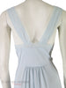 50s Light Blue Vanity Fair Nightgown - back close