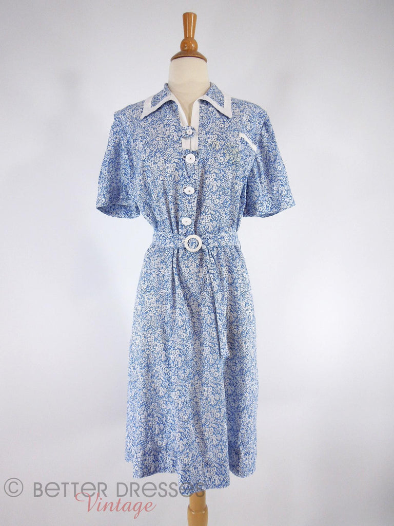 40s Day Dress - front view