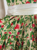50s Full Skirt Sundress & Bolero Set - skirt pleats