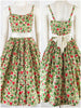 50s Full Skirt Sundress & Bolero Set - dress with sash