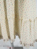 70s Gunne Sax Cream Floral Neo-Victorian Dress at Better Dresses - hem detail