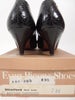 80s Evan-Picone Black Snakeskin Shoes - heels